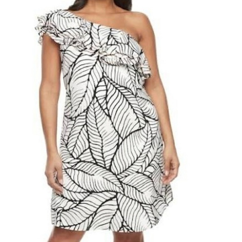 Apt. 9 one shoulder sheath dress, Sz. S